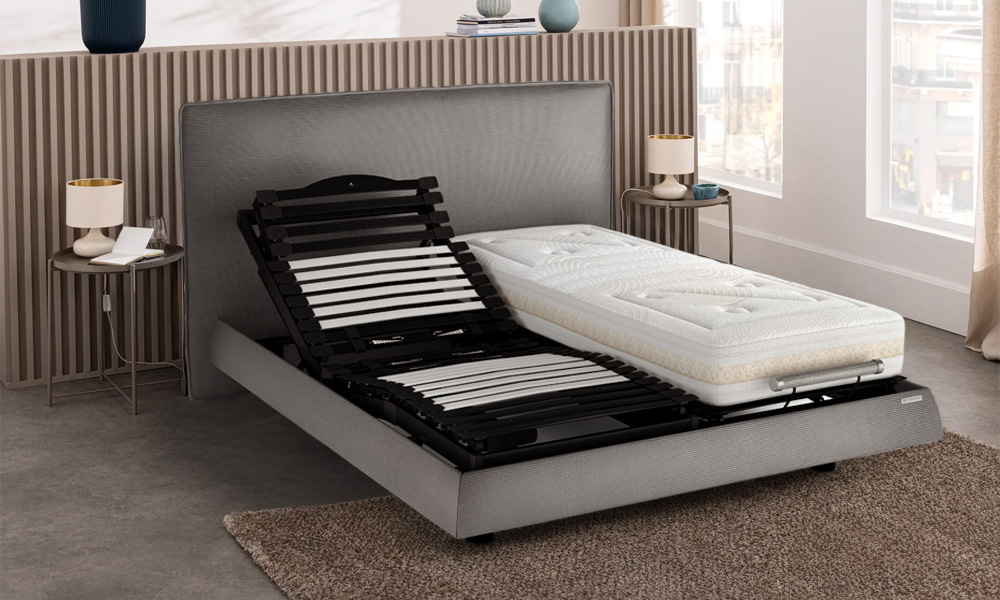 Sommier électrique 2 x 80 x 200 cm